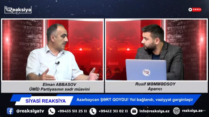 16 iyun 2023 - Elman Abbasov - Reaksiya Tv