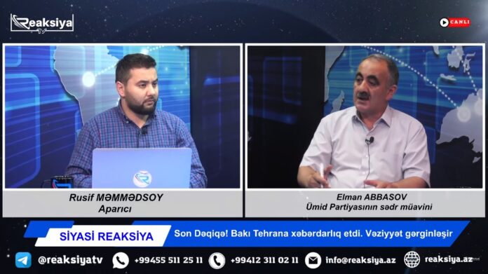 2 iyun 2023 - Elman Abbasov - Reaksiya Tv