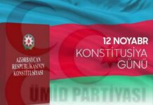 12 noyabr Azərbaycanda Konstitusiya Günüdür