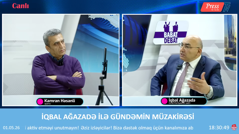 İQBAL AĞAZADƏ ilə DEBAT: MÜHARİBƏ ŞİDDƏTLƏNİR, TUAPSE YENƏ VURULDU